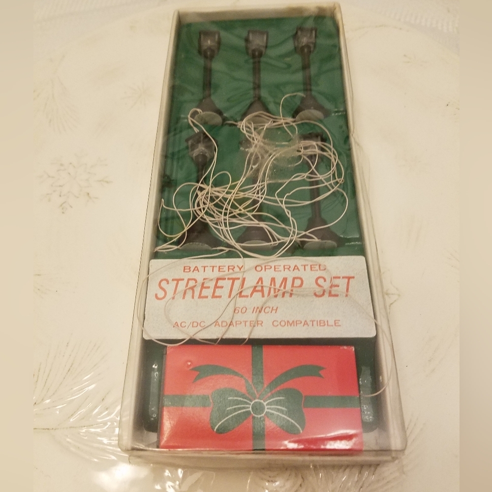 Department 56 Battery Operated Street Lamp  Set 60" Christmas Holiday